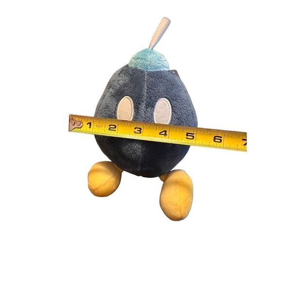 Super Mario Bros Bob-Omb Plushie With Tags 8” 2020 - Picture 3 of 9